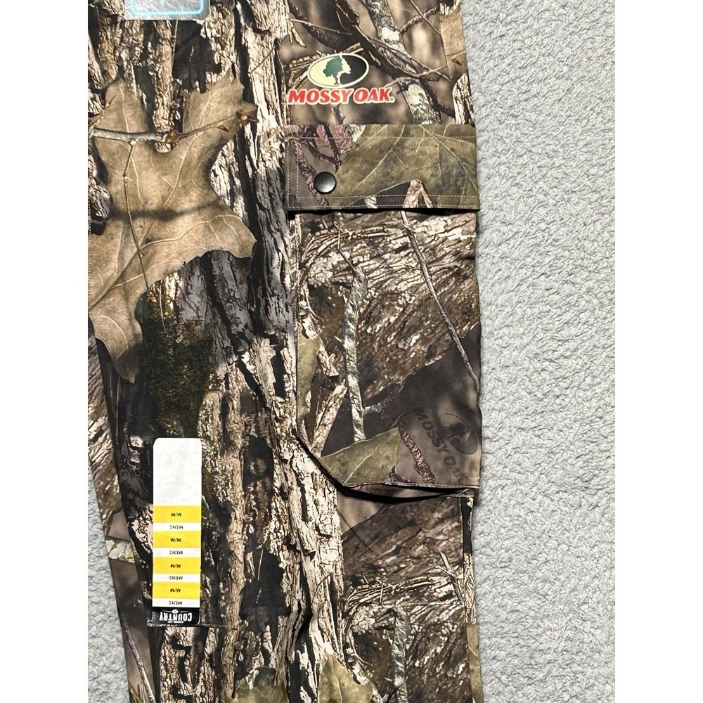 Mens Mossy Oak Break Up Country Camouflage Cargo Baggy Pants Size M 37X32.5 NWT - Picture 4 of 16